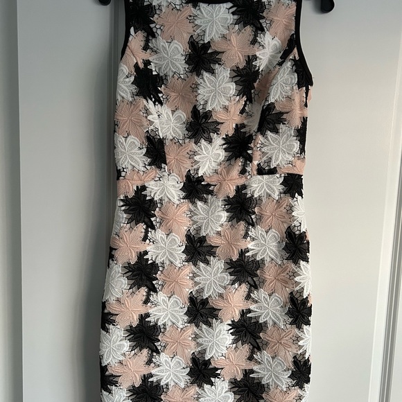 Kate Spade Tiger Lily Blush Flower Lace Dress Size 4 Embroidered - Picture 3 of 6